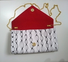 Torebka, kopertówka ręcznie malowana i szyta. Po więcej zapraszam na FB: toyza