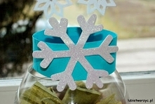 Opaska na głowę z motywem śnieżynki