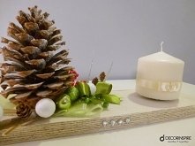 świąteczny świecznik