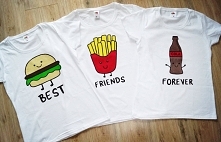 Koszulki ręcznie malowane specjalnymi farbami do tkanin, które nie spierają się :) Kliknij w zdjęcie po więcej! :)