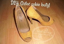 Jak odmienić swoje buty na imprezę, święta, Sylwestra?
Można je sobie nieco ozłocić! ;) 

Po instrukcje KLIKnij w zdjęcie lub zajrzyj na blog adzik-tworzy.pl 
Zabłyśnij w staryc...