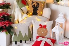 5 pomysłów na świąteczne poduszki DIY - Twoje DIY