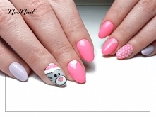 Misiek tym razem w różu z Inner Calm i Madame Butterfly <3