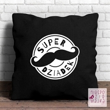 Poduszka czarna Super Dziadek
Dzień Dziadka