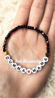 Bransoletka z imieniem, datą urodzenia, inicjałami lub innym dowolnym napisem ❤️ by Tuli Bizuteria❤️❤️❤️