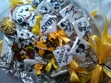 Snoopy. Bukiet z piernika.