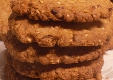 Chrupiące ciasteczka owsiane