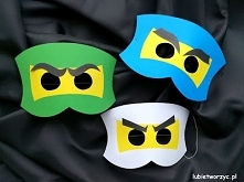 Maski LEGO Ninjago w wersji handmade! :)