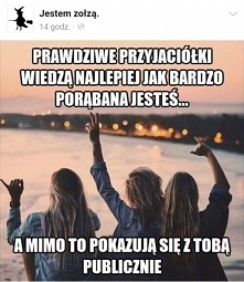 Z konta "Jestem zołzą".