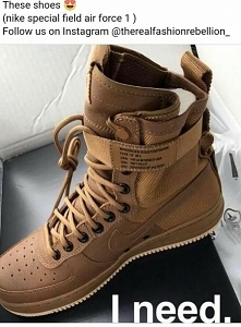 Brown Nike air force one