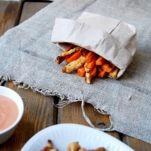 Frytki z selera i marchewki