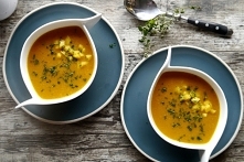 Zupa z dynii i mango. Super fit