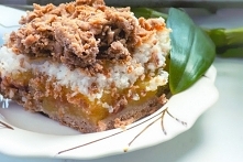 Jabłecznik na kruchym cieście z kokosem wg siostry Anastazji