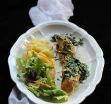 Kurczak w sosie serowo - sz...