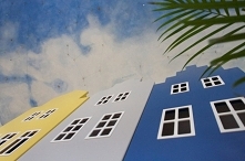 niebiański sufit w pokoju dziecięcym