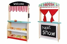 Zabawa w Teatr czy Sklep jeszcze nigdy nie była tak fascynująca przedstawienia dla rodziny i przyjaciół może przynieść dużo frajdy a później zapraszamy na mały bufet do sklepiku...