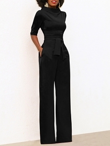 Solid Self Belted Wide Leg Jumpsuits
Rozmiar: S, M, L, XL, 2XL
Kolor: black