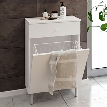 praktyczne rozwiązanie - szafka z koszem na pranie ;)