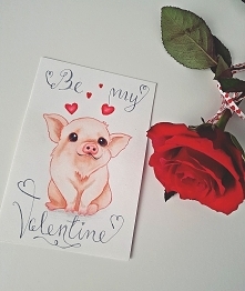 Walentynka dla przyjaciółki <3
(Świnka częściowo przerysowana, autorka oryginału: Lighane)
