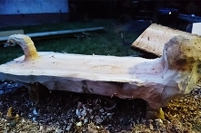 W czasie pracy. Taca dla miłośników psiaków:)