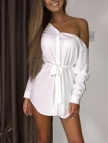 One Shoulder Belted Curved ...