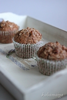 Muffiny jabłkowe z kruszonką