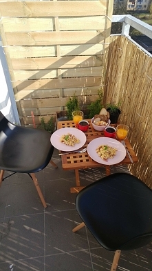 Pierwsze w tym roku śniadan...