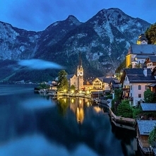 Beautiful Town Hallstatt In...