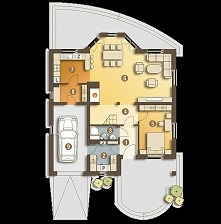 Dzierlatka to klasyczny projekt domu podmiejskiego. Bardzo atrakcyjna piętrowa niewielka rezydencja dla 5-6-cio osobowej rodziny o reprezentacyjnym interesującym i bogatym wizer...