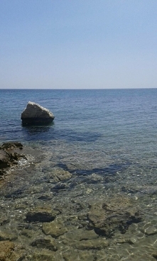 Morze dzisiaj. 25 C słoneczko.