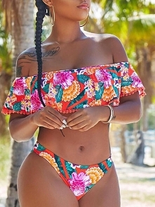Floral ORuffles ff Shoulder Bikini Swimsuit
Rozmiar: S, M, L, XL
Kolor: Multicolor