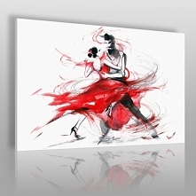 Tango - nowoczesny obraz na płótnie