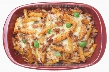 Penne zapiekane z cukinią