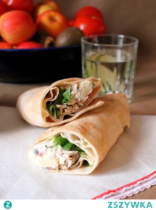 wraps z kurczakiem