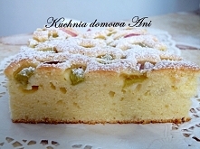 Kuchnia domowa Ani: Szybkie sezonowe ciasto na oranżadzie