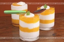 Mroźny krem z owocami