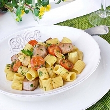 Rigatoni z tuńczykiem