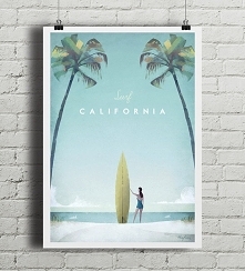 Kalifornia - vintage plakat A2