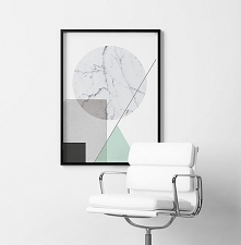 PLAKAT GEOMETRIC - skandynawski styl
