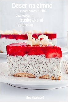 Deser z chia, owocami i gal...