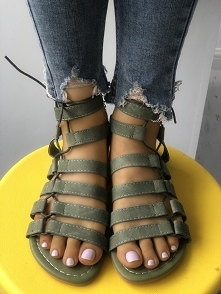 Solid Multi-strap Strappy Flat Sandals
Rozmiar: US4, US4.5, US5.5, US6, US7, US8, US8.5, US9.5, US10, US11
Kolor: Army green
