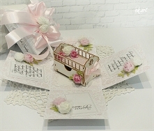 Pamiątka Chrztu Świętego z łóżeczkiem :)