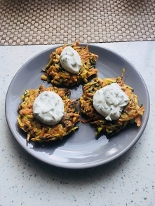 Placki z marchewki i cukini...