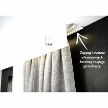 Szyny sufitowe aluminiowe dwubiegowe ZS2-200 Creativa to system do wielu rodzaju aranżacji wnętrz. Szyny aluminiowe karniszowe o długości 2m, które możemy skracać, albo łączyć n...