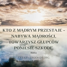 Cytat z Biblii o mądrości i głupocie