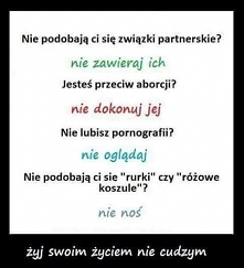 Żyj po swojemu.