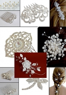 Ślubne ozdoby do włosów