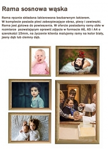 Jeśli macie zdjecia to my je wam oprawimy:)