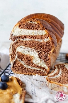 Dwukolorowa brioszka - Wypieki Beaty