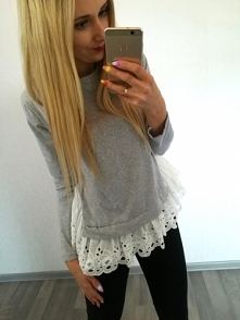 Sweterek z Haftowaną Koszulą 89zł